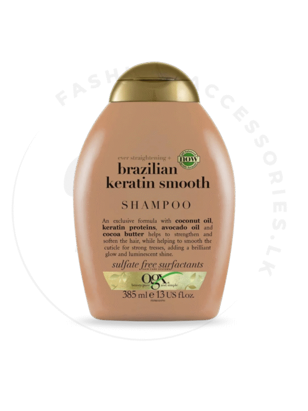 OGX EVER STRAIGHTENING + BRAZILIAN KERATIN SMOOTH SHAMPOO  385ml - Image 3