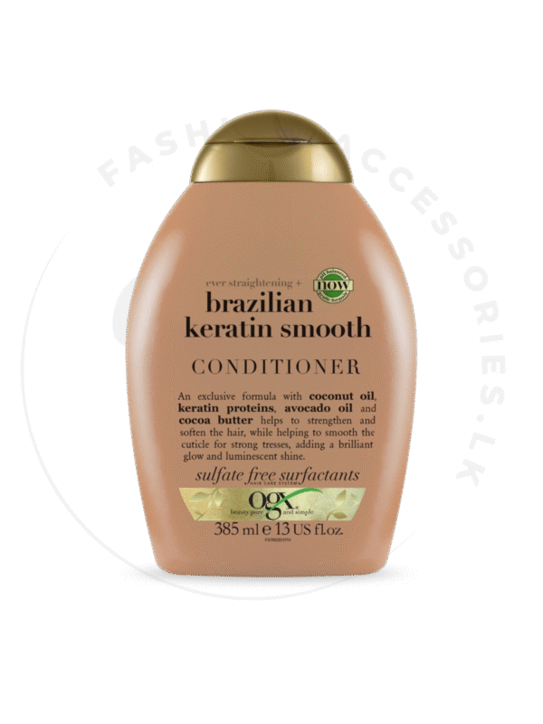 OGX EVER STRAIGHTENING + BRAZILIAN KERATIN SMOOTH SHAMPOO  385ml - Image 2
