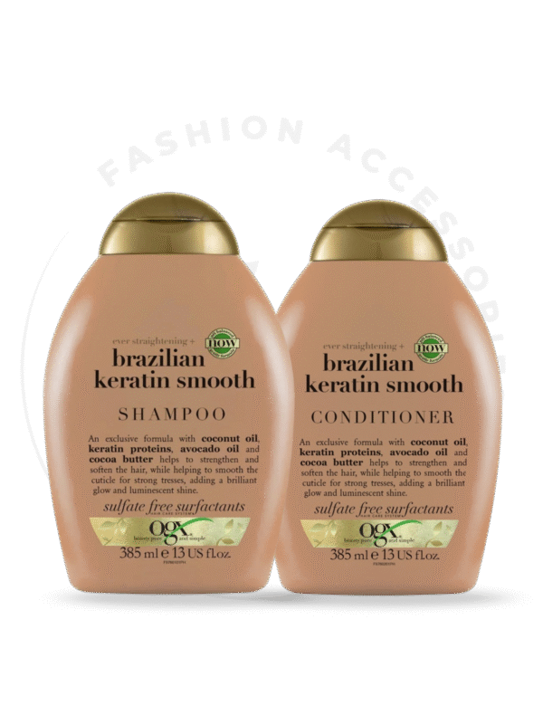 OGX EVER STRAIGHTENING + BRAZILIAN KERATIN SMOOTH SHAMPOO  385ml