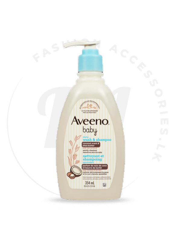 AVEENO BABY DAILY WASH & SHAMPOO COCONUT SCENT & SHEA BUTTER