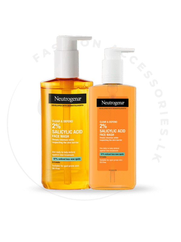 NEUTROGENA CLEAR AND DEFEND 2% SALICYLIC ACID FACIAL WASH 200 ml