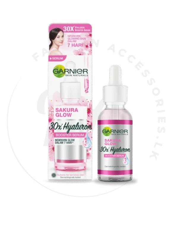 GARNIER SAKURA GLOW 30X HYALURON BOOSTER FACIAL SERUM 30ml