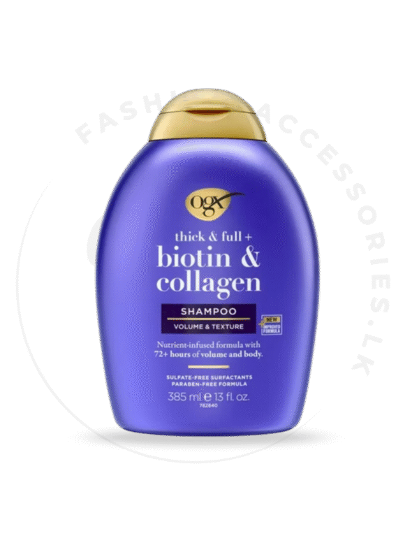 OGX THICK & FULL + BIOTIN & COLLAGEN SHAMPOO & CONDITIONER SET  (385ml) - Image 2