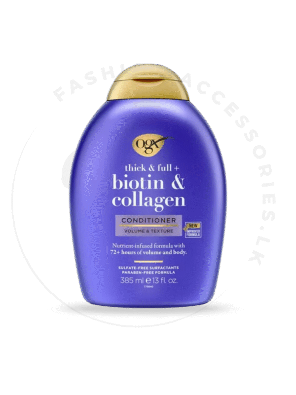 OGX THICK & FULL + BIOTIN & COLLAGEN SHAMPOO & CONDITIONER SET  (385ml) - Image 3