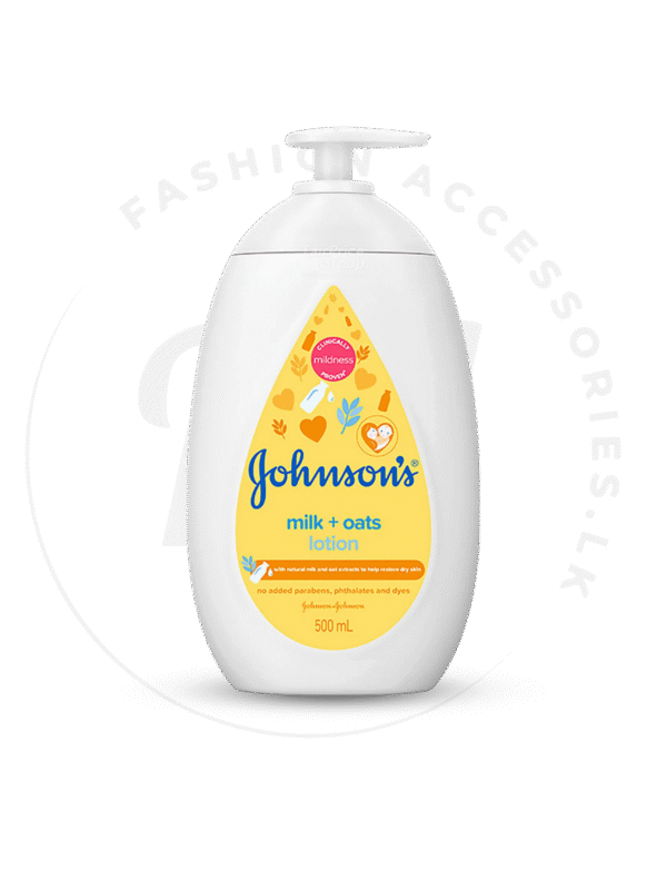 JOHNSON’S BABY MILK + OATS LOTION  500ml
