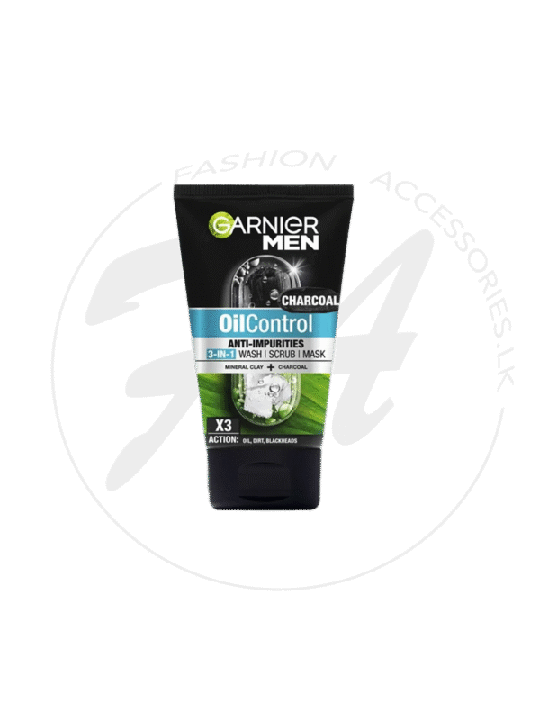 GARNIER MEN OIL CONTROL 3-IN-1 CHARCOAL FOAM (OIL CONTROL) 100ml