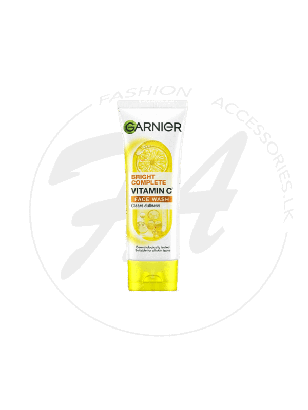 GARNIER BRIGHT COMPLETE VITAMIN-C FACEWASH -100ml