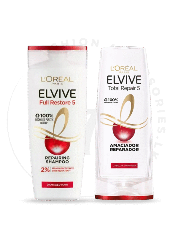 L’ORÉAL ELVIVE FULL RESTORE 5 REPAIRING SHAMPOO & CONDITIONER SET