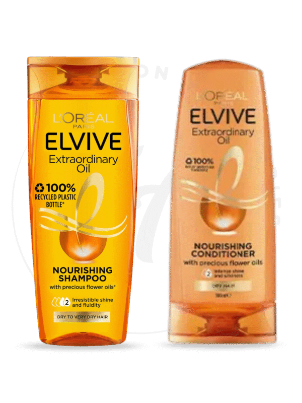 L’ORÉAL ELVIVE EXTRAORDINARY OIL NOURISHING SHAMPOO & CONDITIONER SET