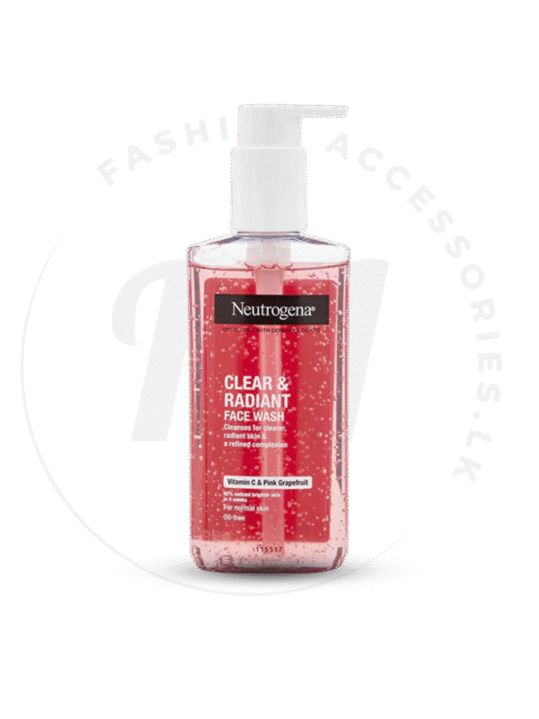 NEUTROGENA CLEAR & RADIANT FACE WASH - VITAMIN C & PINK GRAPEFRUIT 200ml