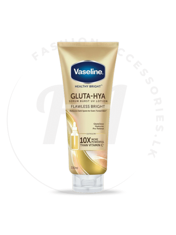 VASELINE GLUTA-HYA FLAWLESS BRIGHT SERUM BURST BODY LOTION 330ml