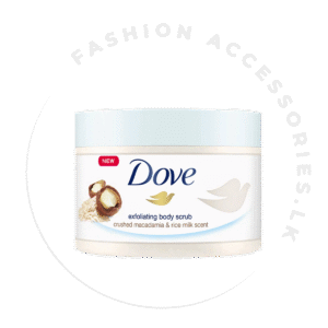 DOVE MACADAMIA & RICE MILK SCENT EXFOLIATING BODY SCRUB 225ml