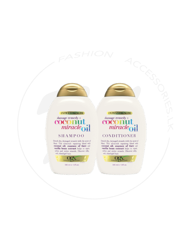 OGX COCONUT MIRACLE OIL SHAMPOO & CONDITIONER 385 ml