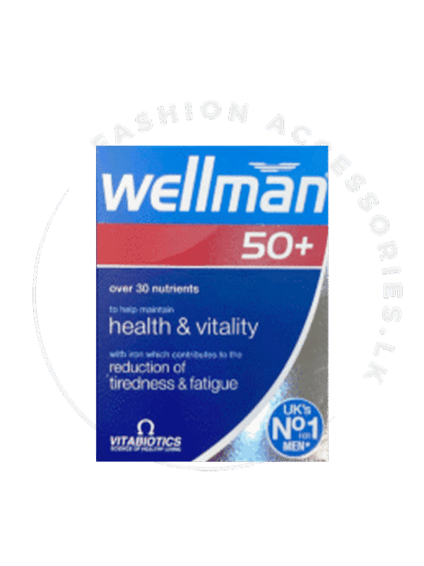 WELLMAN 50+ HEALTH & VITALITY  30 TABLETS