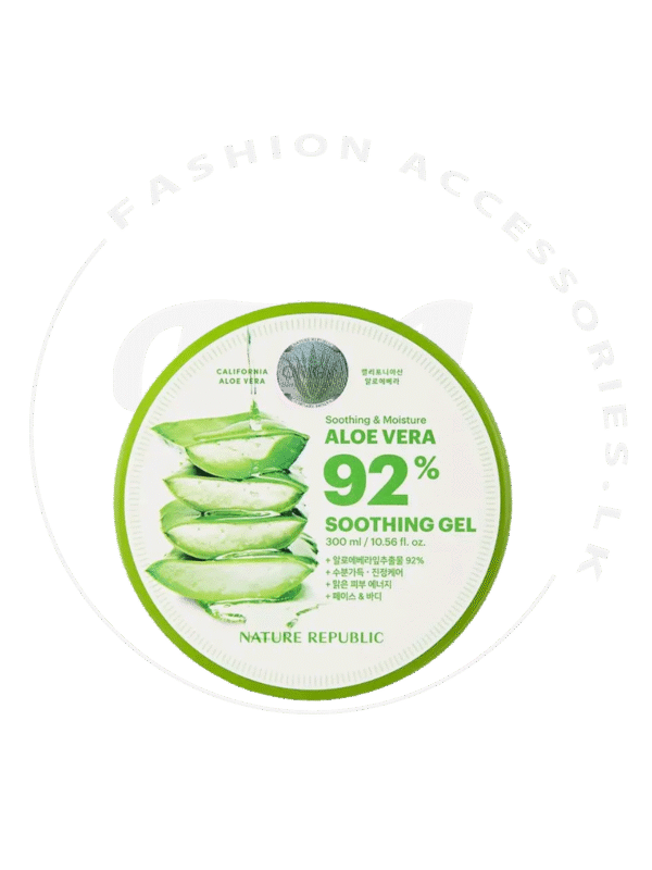 NATURE REPUBLIC SOOTHING & MOISTURE ALOE VERA 92% SOOTHING GEL 300  ml
