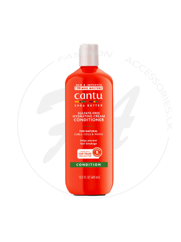 CANTU HYDRATING CREAM CONDITIONER WITH SHEA BUTTER FOR NATURAL HAIR  400ml