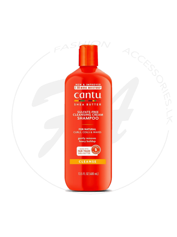 CANTU SULFATE-FREE CLEANSING CREAM SHAMPOO WITH SHEA BUTTER FOR NATURAL HAIR  400ml