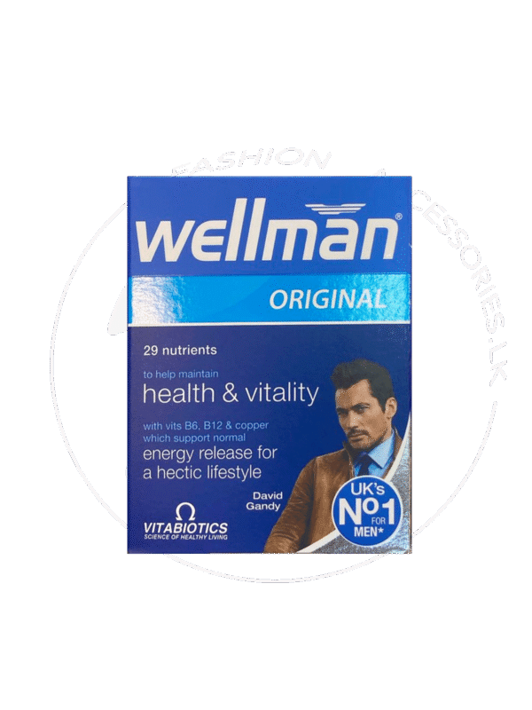 WELLMAN ORIGINAL HEALTH & VITALITY 30 TABLETS