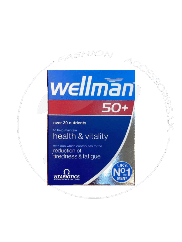WELLMAN 50+ HEALTH & VITALITY  30 TABLETS