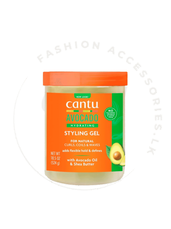 CANTU AVOCADO HYDRATING HAIR GEL WITH AVOCADO OIL AND SHEA BUTTER 524g