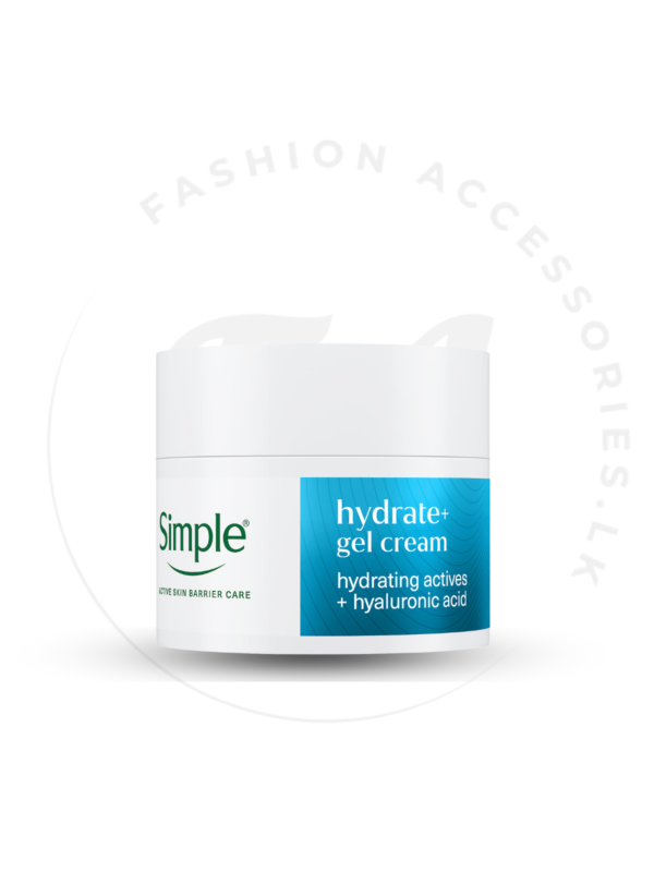 Simple Hydrate SIMPLE HYDRATE+ GEL CREAM FACIAL MOISTURISER 50ML – Health & Beauty ...