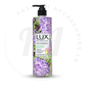 LUX BOTANICALS SKIN RENEWAL BODY WASH – FIG EXTRACT & GERANIUM OIL 450 ml