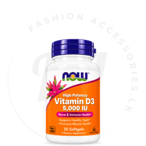 NOW FOODS HIGH POTENCY VITAMIN D3 5,000 IU – 30 SOFTGELS